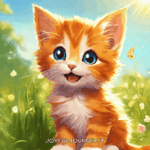 Buon venerdì! (GIF animata divertente con un simpatico gatto arancione per dare il buongiorno buon venerdì gratis per WhatsApp)